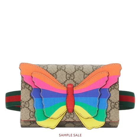 gucci butterfly belt bag|Gucci belt with g buckle.